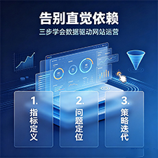 章贡建站-告别直觉依赖：三步学会数据驱动网站运营