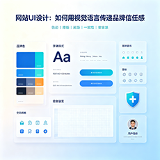 赣州建站-网站UI设计：如何用视觉语言传递品牌信任感
